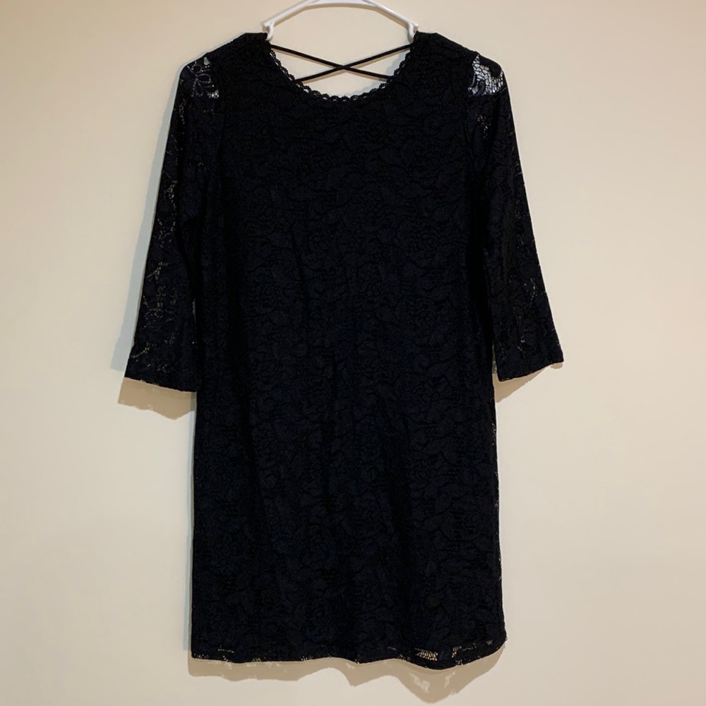 Lace Crisscross Dress- Forever 21